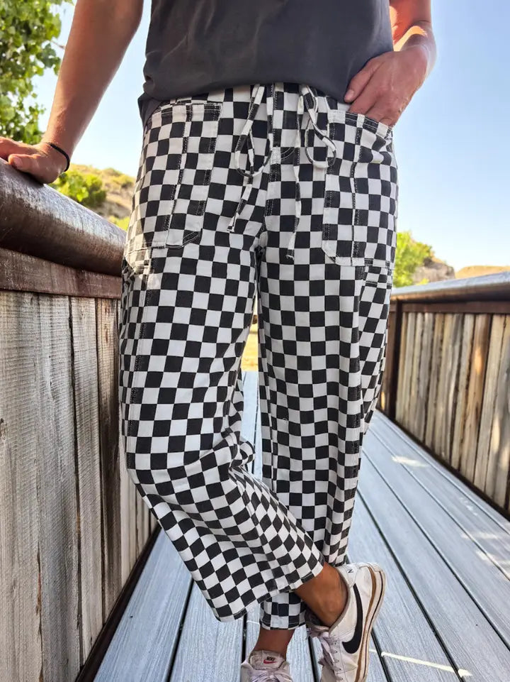 FAST LANE BARREL JEANS