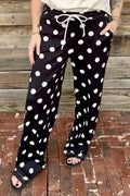 POLKA DOT POSIE PANTS BLACK